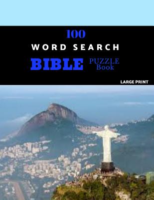 100 Word Search Bible Puzzle Book Large Print: Brain Challenging Bible Puzzles For Hours Of Fun - Salome Puzzles