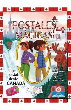 Coperta cărții 'Una Postal Desde Canadá (a Postcard from Canada) - Laurie Friedman'
