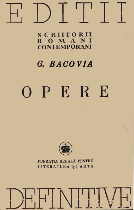 Opere - George Bacovia