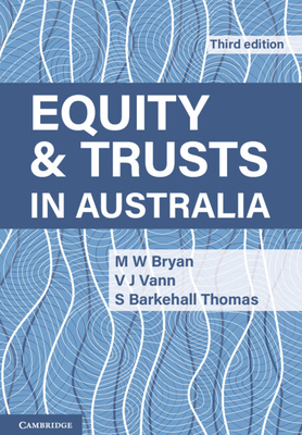Equity and Trusts in Australia - Michael Bryan