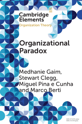 Coperta cărții 'Organizational Paradox - Medhanie Gaim'