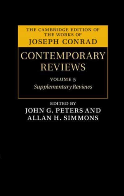 Joseph Conrad: Contemporary Reviews - John G. Peters