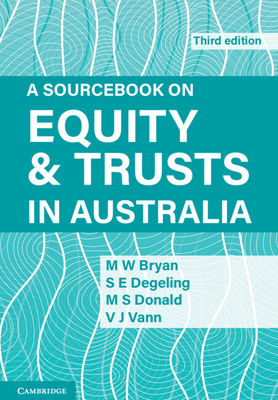 A Sourcebook on Equity and Trusts in Australia - Michael Bryan