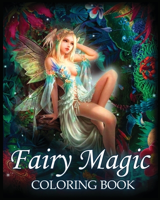 Fairy Magic Coloring Book: For Stress Relief & Relaxation (Fantasy Coloring) - Dreamterions