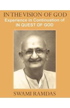 Coperta cărții 'In the Vision of God - Swami Ramdas'