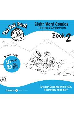 Poza produsului The Yak Pack: Sight Word Comics: Book 2: Comic Books to Practice Reading Dolch Sight Words (21-40) - Rumack Resources