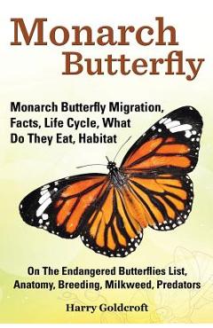 Coperta cărții 'Monarch Butterfly, Monarch Butterfly Migration, Facts, Life Cycle, What Do They Eat, Habitat, Anatomy, Breeding,'