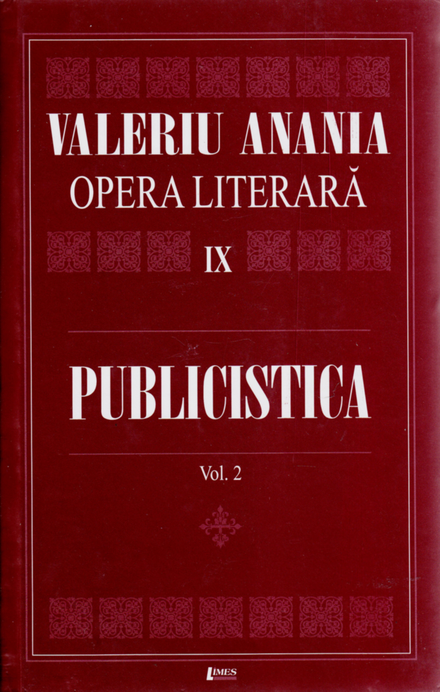 Publicistica 1+2 - Valeriu Anania