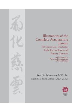 Poza produsului Illustrations of the Complete Acupuncture System: The Sinew, Luo, Divergent, Eight Extraordinary, Primary Channels and all their Branches - Ann Cecil-sterman