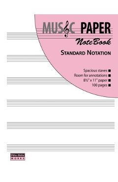 Coperta cărții 'MUSIC PAPER NoteBook - Standard Notation - Ashkan Mashhour'