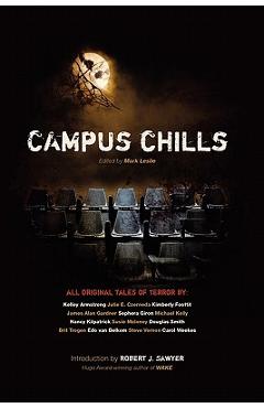 Coperta cărții 'Campus Chills - Mark Leslie'