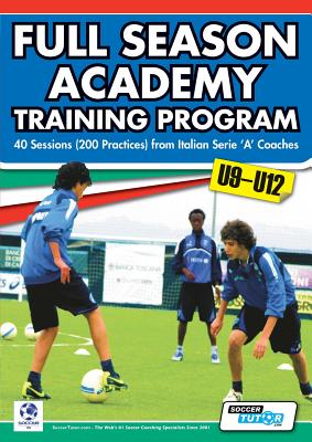 Full Season Academy Training Program U9-12 - 40 Sessions (200 Practices) from Italian Serie 'a' Coaches - Mirko Mazzantini