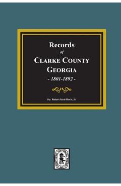 Coperta cărții 'Records of Clarke County, Georgia, 1801-1819. - Robert Scott Davis'