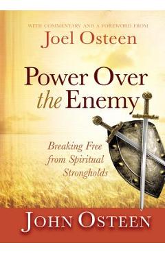 Coperta cărții 'Power Over the Enemy: Breaking Free from Spiritual Strongholds - Joel Osteen'