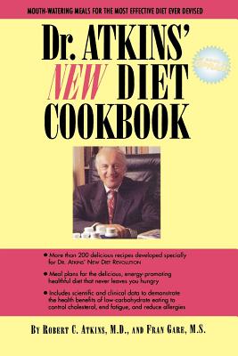Coperta cărții 'Dr. Atkins' New Diet Cookbook - Robert C. Atkins M. D.'