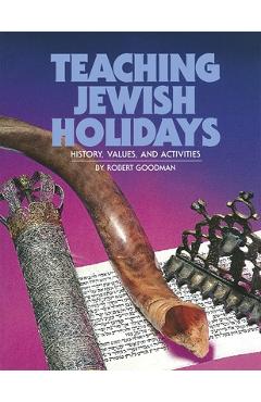 Coperta cărții 'Teaching Jewish Holidays: History, Values, and Activities (Revised Edition) - Behrman House'
