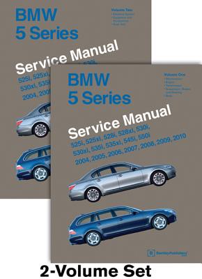 BMW 5 Series (E60, E61) Service Manual: 2004, 2005, 2006, 2007, 2008, 2009, 2010: 525i, 525xi, 528i, 528xi, 530i, 530xi, 535i, 535xi, 545i, 550i - Bentley Publishers