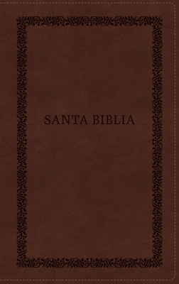 Biblia Reina-Valera 1960, Tierra Santa, Ultrafina Letra Grande, Leathersoft, Café, Con Cierre - Vida