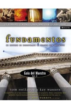 Poza produsului Fundamentos - Gu a del Maestro Vol. 2: Un Recurso de Discipulado de Iglesia Con Prop Sito - Rick Warren