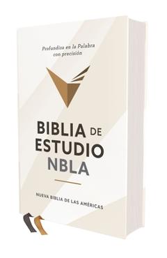 Coperta cărții 'Biblia de Estudio Nbla, Tapa Dura, Interior a DOS Colores - Nbla-nueva Biblia De Las Américas'