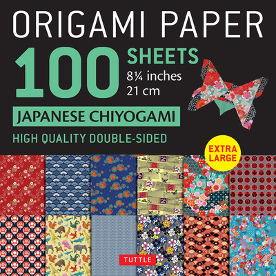 Origami Paper 100 Sheets Japanese Chiyogami 8 1/4 (21 CM): Extra Large Double-Sided Origami Sheets Printed with 12 Different Patterns (Instructions fo - Tuttle Studio
