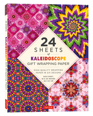 Kaleidoscope Gift Wrapping Paper - 24 Sheets: 18 X 24 (45 X 61 CM) Wrapping Paper - Tuttle Studio