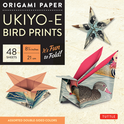 Origami Paper 8 1/4 (21 CM) Ukiyo-E Bird Print 48 Sheets: Tuttle Origami Paper: Double-Sided Origami Sheets Printed with 8 Different Designs: Instruct - Tuttle Studio