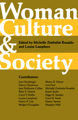 Woman, Culture, and Society - Michelle Zimbalist Rosaldo