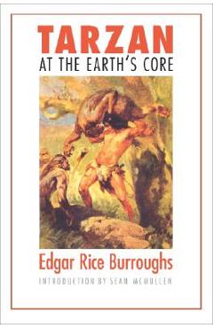 Coperta cărții 'Tarzan at the Earth's Core - Edgar Rice Burroughs'