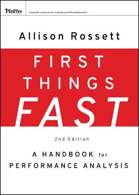 First Things Fast - Allison Rossett