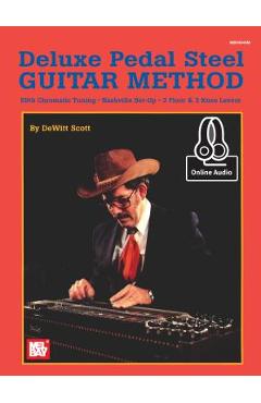 Coperta cărții 'Deluxe Pedal Steel Guitar Method - Dewitt Scott'