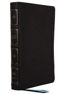 Nkjv, Large Print Thinline Reference Bible, Blue Letter, MacLaren Series, Leathersoft, Black, Thumb Indexed, Comfort Print: Holy Bible, New King James - Thomas Nelson