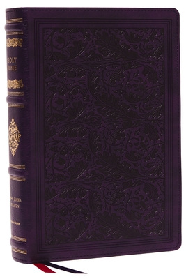 Kjv, Wide-Margin Reference Bible, Sovereign Collection, Leathersoft, Purple, Red Letter, Comfort Print: Holy Bible, King James Version - Thomas Nelson