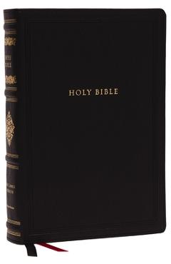Coperta cărții 'Kjv, Wide-Margin Reference Bible, Sovereign Collection, Leathersoft, Black, Red Letter, Comfort Print: Holy Bible, King'
