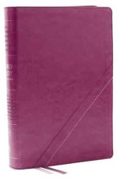 Poza produsului Kjv, Word Study Reference Bible, Leathersoft, Pink, Red Letter, Comfort Print: 2,000 Keywords That Unlock the Meaning of the Bible - Thomas Nelson