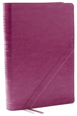 Kjv, Word Study Reference Bible, Leathersoft, Pink, Red Letter, Comfort Print: 2,000 Keywords That Unlock the Meaning of the Bible - Thomas Nelson