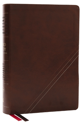 Nkjv, Word Study Reference Bible, Leathersoft, Brown, Red Letter, Comfort Print: 2,000 Keywords That Unlock the Meaning of the Bible - Thomas Nelson