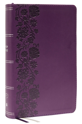Kjv, Personal Size Large Print Single-Column Reference Bible, Leathersoft, Purple, Red Letter, Thumb Indexed, Comfort Print: Holy Bible, King James Ve - Thomas Nelson