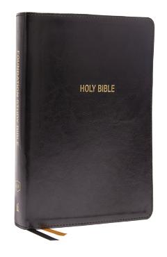 Kjv, Foundation Study Bible, Large Print, Leathersoft, Black, Red Letter, Comfort Print: Holy Bible, King James Version - Thomas Nelson