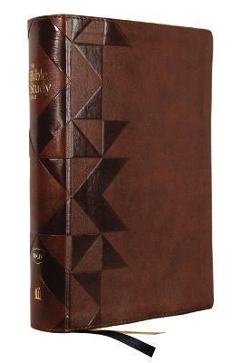 Nkjv, the Bible Study Bible, Leathersoft, Brown, Comfort Print: A Study Guide for Every Chapter of the Bible - Sam O'neal