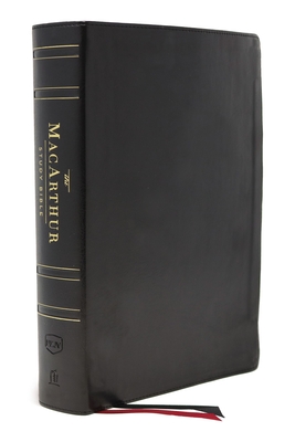 Nkjv, MacArthur Study Bible, 2nd Edition, Genuine Leather, Black, Comfort Print: Unleashing God's Truth One Verse at a Time - John F. Macarthur