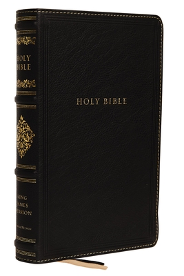 Kjv, Sovereign Collection Bible, Personal Size, Genuine Leather, Black, Thumb Indexed, Red Letter Edition, Comfort Print: Holy Bible, King James Versi - Thomas Nelson