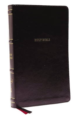 Nkjv, Thinline Bible, Leathersoft, Black, Thumb Indexed, Red Letter Edition, Comfort Print: Holy Bible, New King James Version - Thomas Nelson