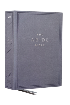 The Net, Abide Bible, Cloth Over Board, Blue, Comfort Print: Holy Bible - Taylor University Center For Scripture E