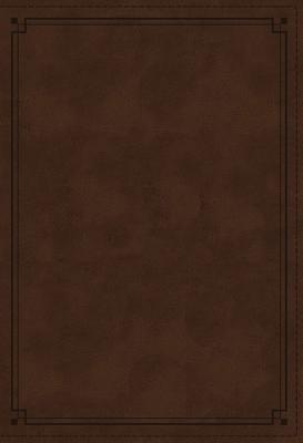 NKJV Study Bible, Imitation Leather, Brown, Red Letter Edition, Indexed, Comfort Print: The Complete Resource for Studying God's Word - Thomas Nelson