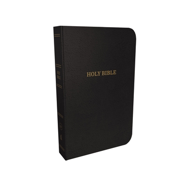 KJV, Thinline Reference Bible, Bonded Leather, Black, Indexed, Red Letter Edition - Thomas Nelson