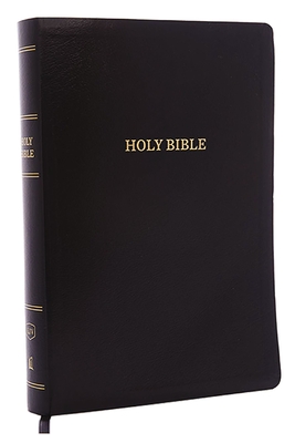 KJV, Reference Bible, Super Giant Print, Leather-Look, Black, Indexed, Red Letter Edition - Thomas Nelson