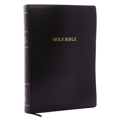 KJV, Reference Bible, Super Giant Print, Leather-Look, Black, Red Letter Edition - Thomas Nelson