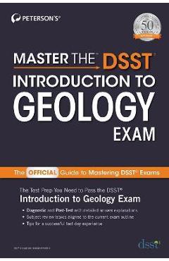 Coperta cărții 'Master the Dsst Introduction to Geology Exam - Peterson's'
