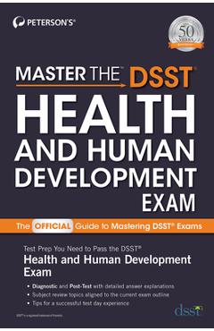 Coperta cărții 'Master the Dsst Health and Human Development Exam - Peterson's'
